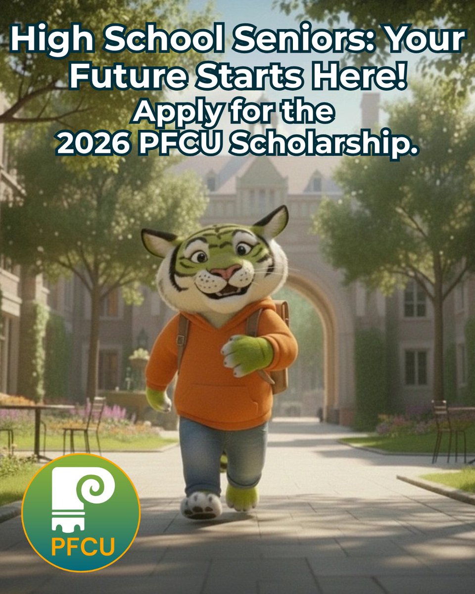pfcu1972's tweet photo. 🎓 Class of 2026 — there’s still time.
With just over a week left to apply, Princeton Federal Credit Union’s Annual Scholarship is open to local high school seniors.
Not  a credit union member yet? You can still apply. Becoming a Princeton  FCU member is fast, easy, and free — and opens the door to a financial  partner you can count on during college and beyond.

⬇️ Apply for the scholarship here 
https://t.co/6LP8OdbsQ5
We’re proud to support students through this chapter—and the many that follow. 💚
