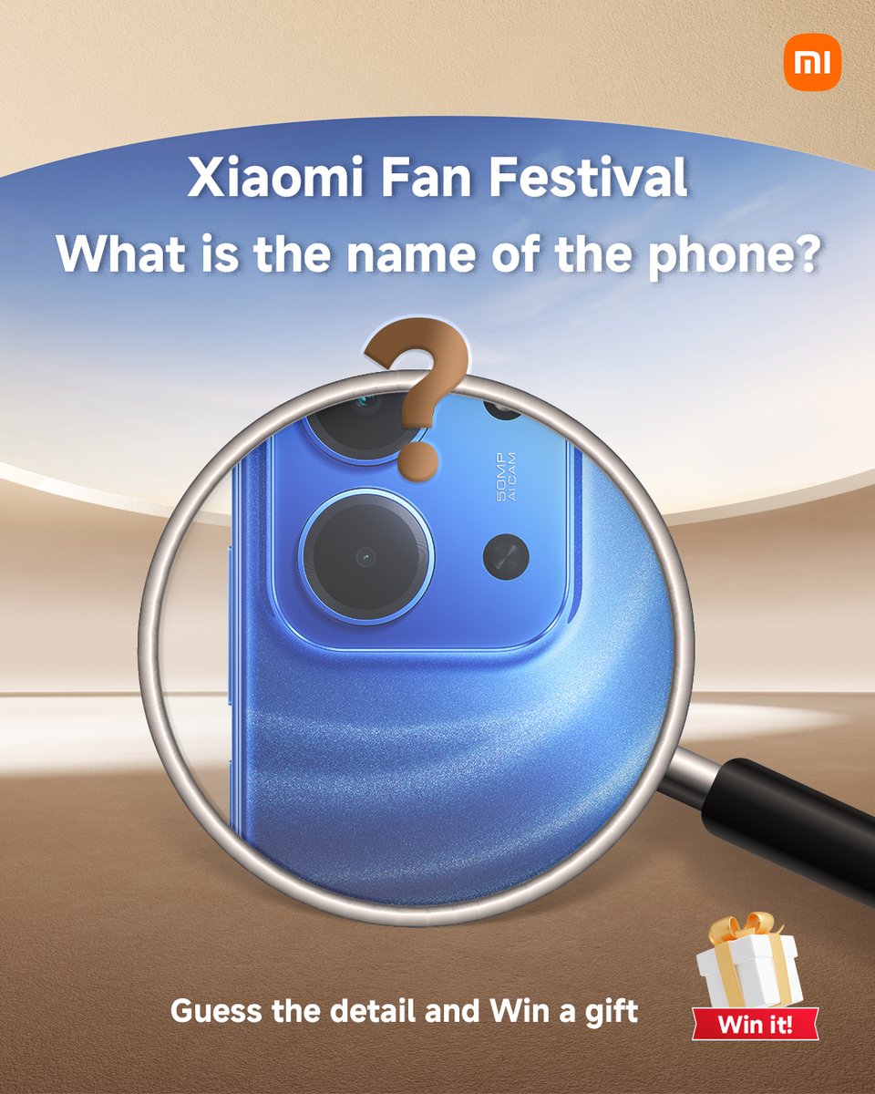 XiaomiNigeria's tweet image. One phone. One clue. Can you name it? Put your skills to the test. 📱

Guess correctly and stand a chance to win a gift! 🎁

Type your answer below and join the fun! 👇🏽

#XiaomiFanFestival #SmartLiving #Xiaomi #XiaomiNigeria #REDMI #REDMINigeria #GuessThePhone #TechCommunity