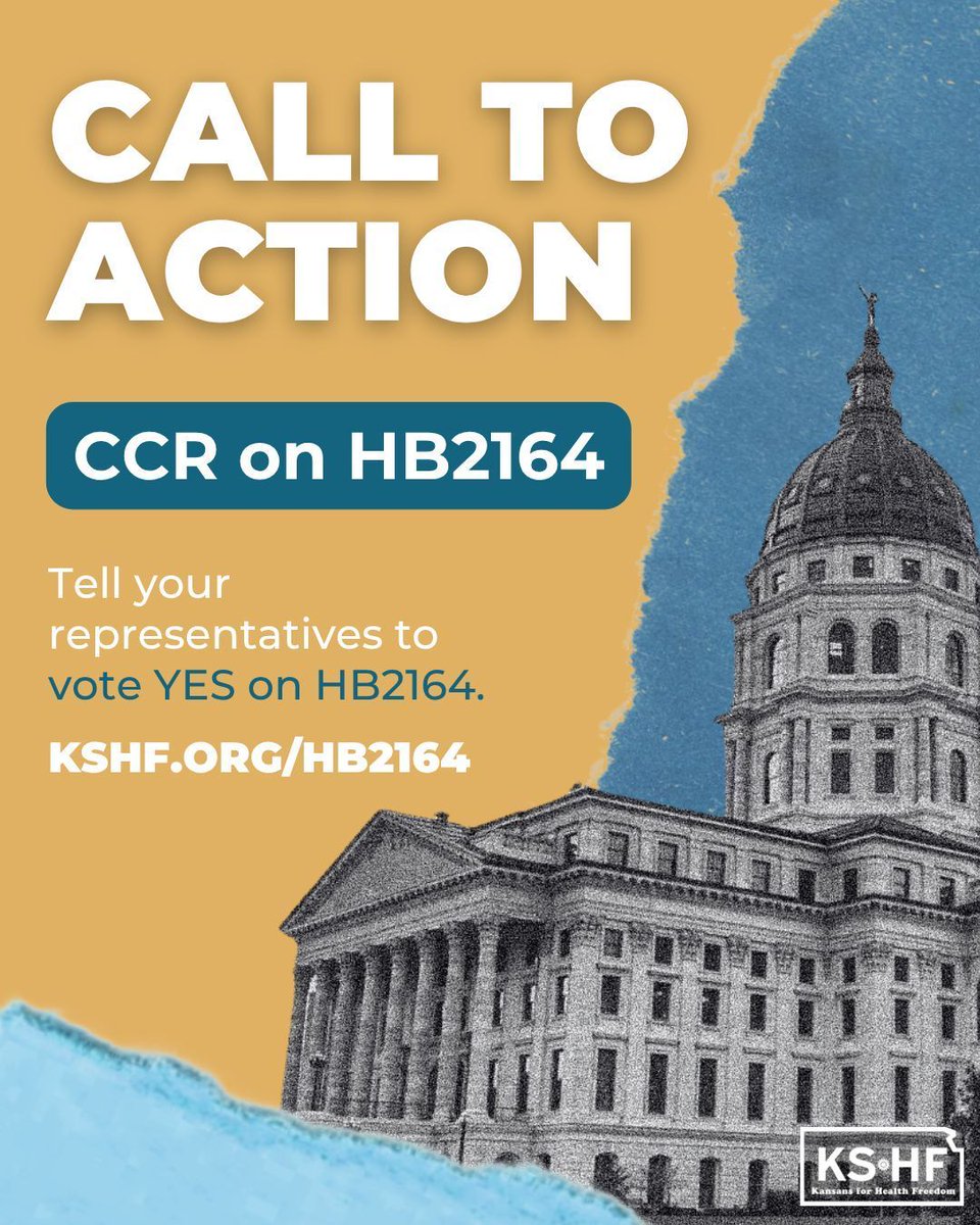KSHFforFreedom's tweet photo. The CCR on HB2164 includes SB390 (prohibiting food dyes and additives in school lunches), SB339 (daily recess for K-8 students), and does NOT include HB2476 (bad bill - pesticide liability shield). Tell the House to vote YES on HB2164!

More details at https://t.co/lCc7E3Fliy. https://t.co/2OkganWif9