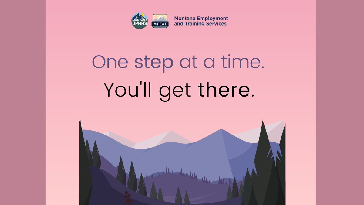 _MTET's tweet image. 🚀 Ready to move forward?
Participants in the Montana Employment and Training Program receive guidance and resources to support employment success.

🔗 Learn more about becoming a participant here:
ow.ly/6fSv50Yn50E

#MontanaJobs #Participants #CareerSupport