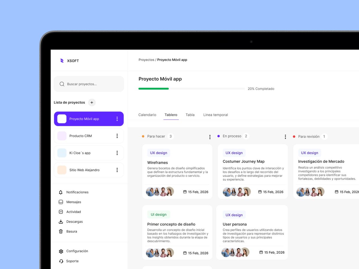 agusprodan's tweet image. I've been working on a task management app lately 

What do you think of the design?👀
#uxui #uidesign #taskapp #taskdashboard #figma