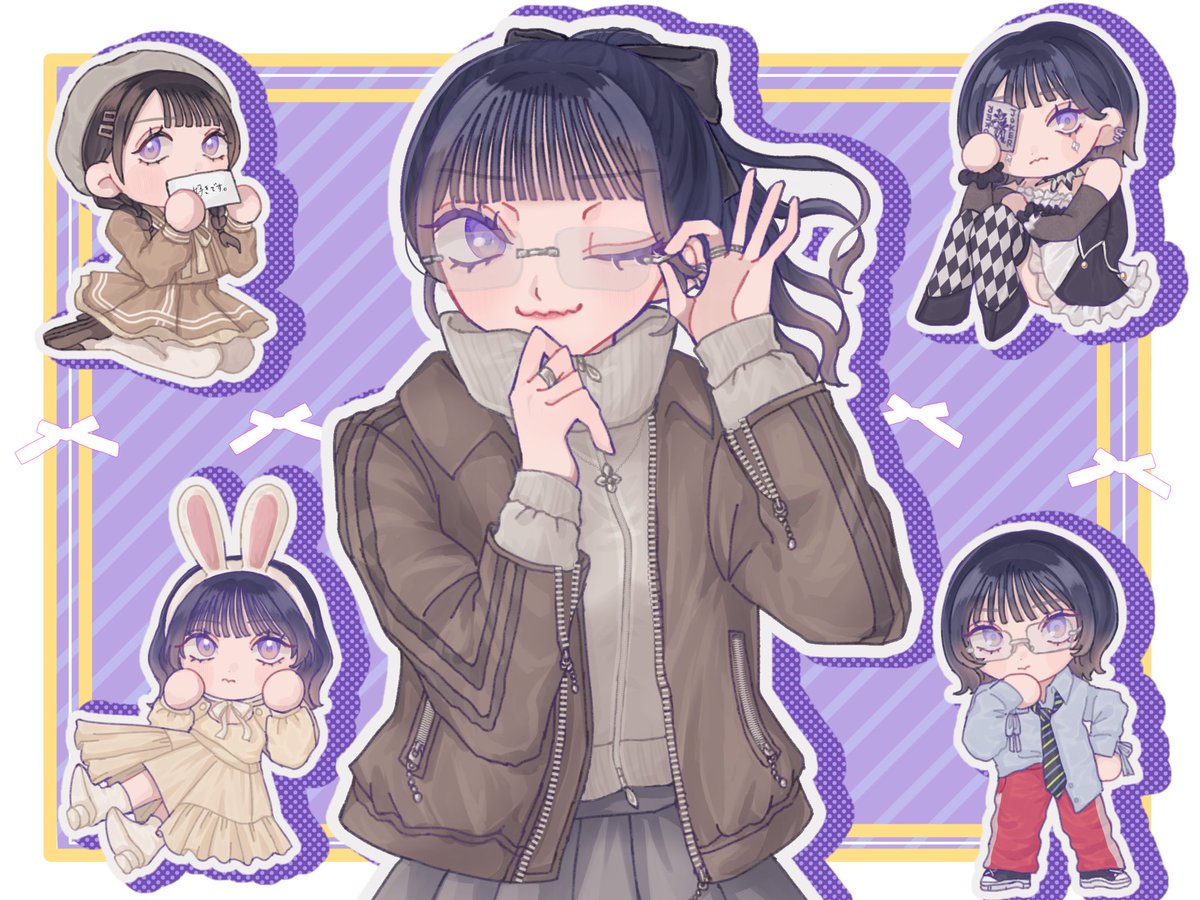 💜 4月26日は野口衣織ちゃんのお誕生日 💜

『好きな私服衣装の衣織ちゃん』

色んな姿でファンを迎えてくれる衣織ちゃんのことが大好きなので！
特にお気に入りのお洋服を選びました🪄

#野口衣織 ちゃん🌱
#野口衣織生誕祭2026
#野口衣織生誕祭イラスト企画2026