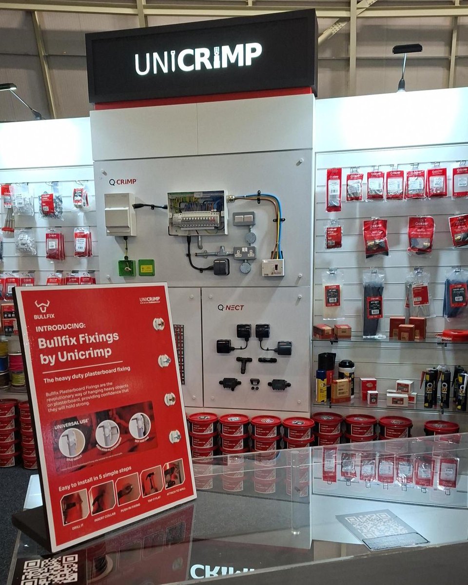 Unicrimp's tweet image. Ready for Elex West Point, Exeter? 

Join us 23-24 April to explore Unicrimp's Bullfix Fixings, live demos and expert insights! 

#FixingSolutions #IndustryExperts #ElexWestPoint