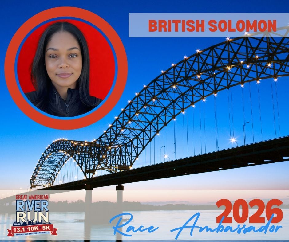 GARiverRun's tweet photo. Why She Runs British Solomon
British is a runner who leads with purpose on and off the course.
Native Memphian + supporter of the Gloria Smith Foundation. Social media influencer.
We’re proud to have her as a GARR Ambassador!
#GARRAmbassador #GARR2026 #MemphisInMay #MIM26 https://t.co/a1I78gfyMq
