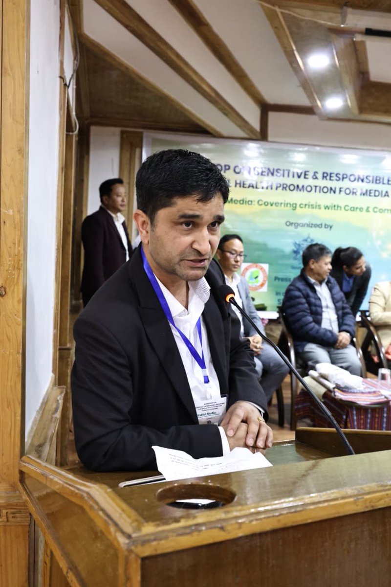 Ashit Raj Mindful Media Workshop concludes Day 2 in Gangtok Workshop on ...