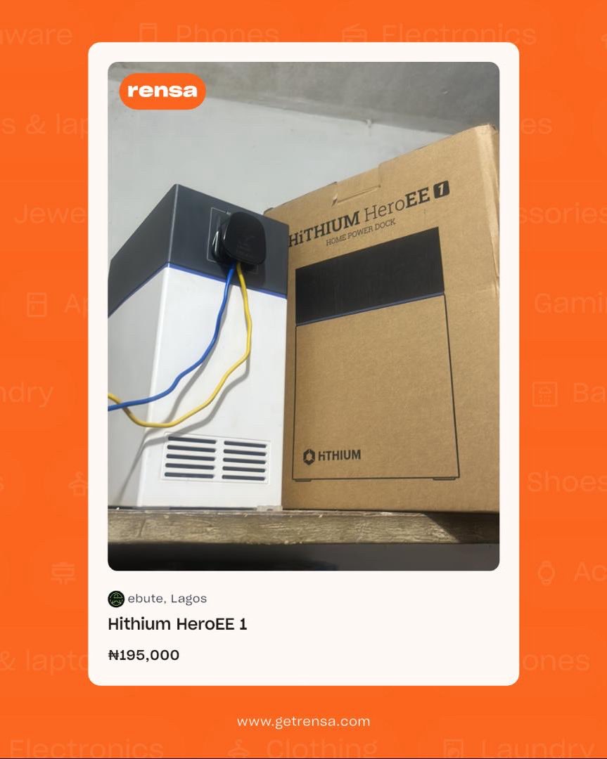 getRensa's tweet photo. Hithium HeroEE 1 is available on Rensa!

Enjoy Buyer Protection with safe delivery and a Money-Back Guarantee. Shop confidently today!

https://t.co/sCvdVoJeWf https://t.co/QVzeSAHejc