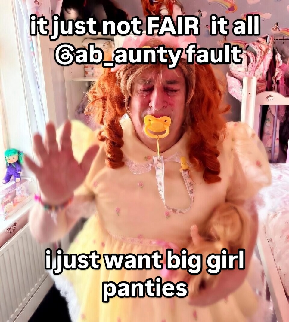 My doll was so cruel and nasty to me. she did  something <a href="/ab_aunty/">AuntyAmyAB</a> has never  even done  , she brought me to tears!!!!     when a doll teases me cos she is wearing big girl panties and i have to wear nappies 🥹 😢 😭 😭
