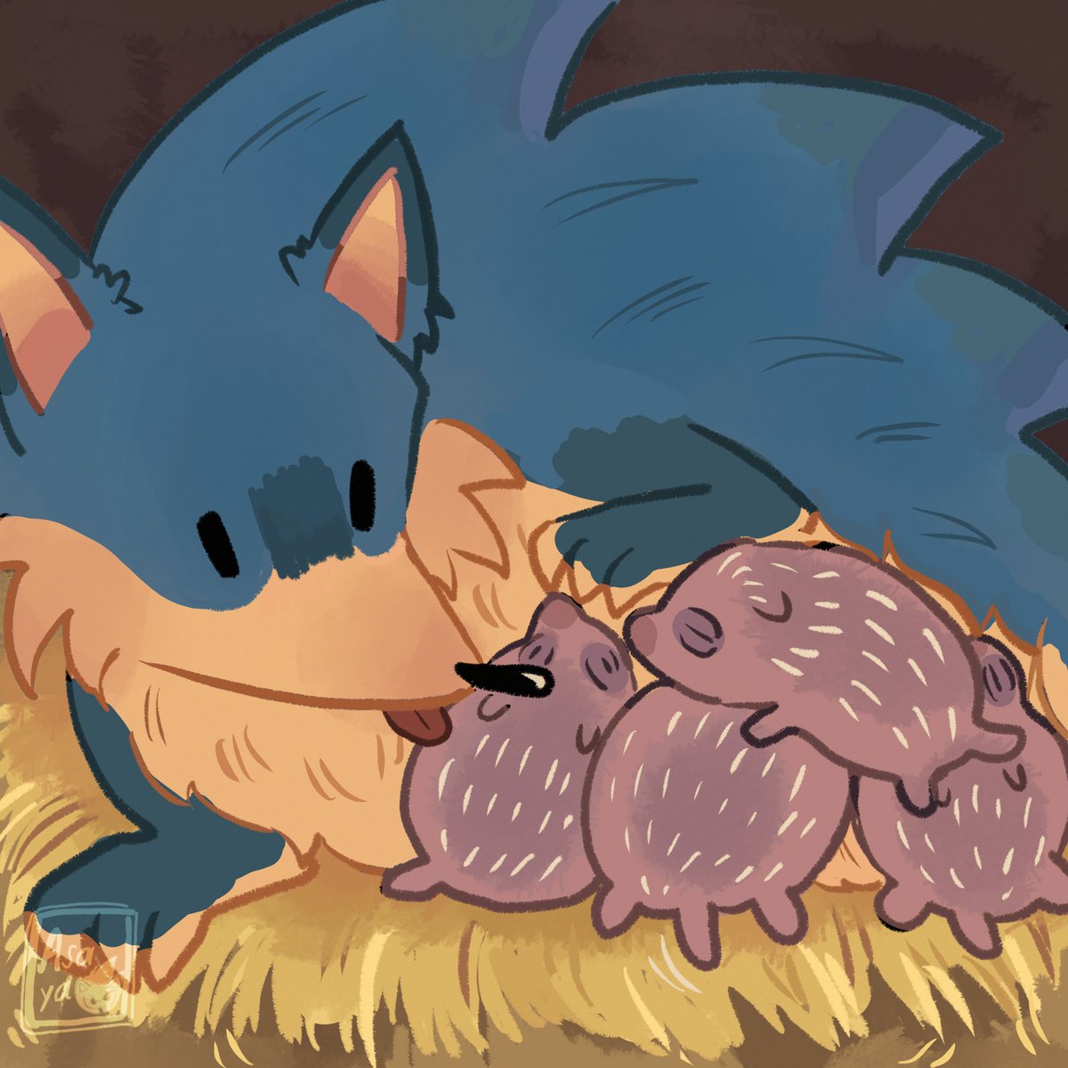 asaya430's tweet image. Puppies (⁠≧⁠▽⁠≦⁠)
[#Sonic #sonadow #Shadonic #wildhogAU]