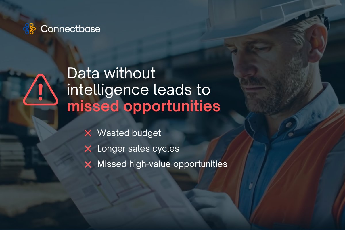 connected2fiber's tweet photo. ⚠️ Data without insight leads to missed opportunity.
Teams invest in low-ROI areas, target unreachable prospects, and rely on cold outreach.
Result? Wasted budget, slower sales, missed deals 📉
It’s not a data problem—it’s an insight problem.
#Connectbase #Connectivity https://t.co/5Q6bjqg5rP