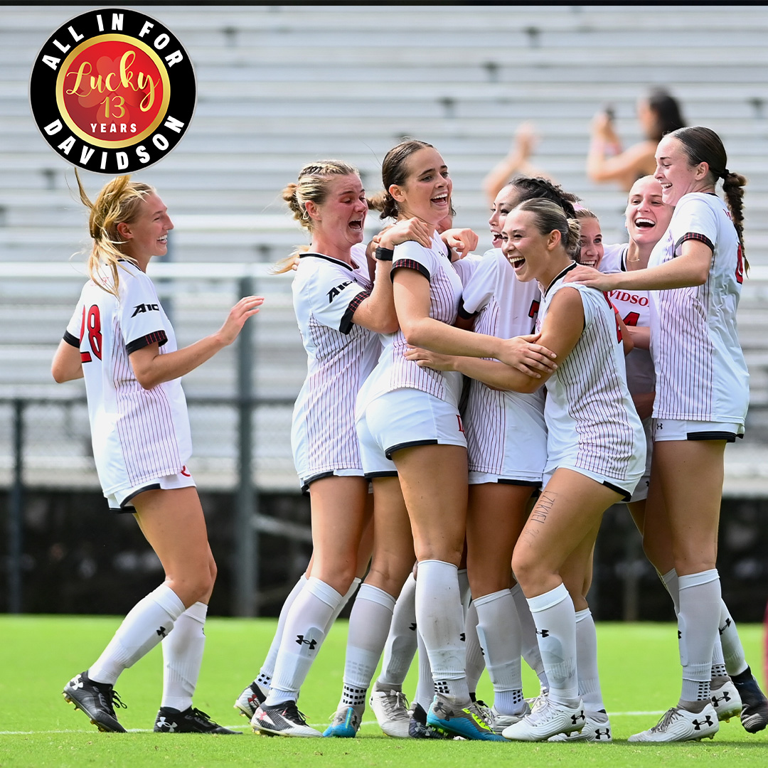 DavidsonWSoc's tweet photo. Celebrate our 13th #AllinforDavidson! 

Your support provides the resources—from travel to tech—that keep our scholar-athletes at the top of their game. 

Help us find the back of the net!

Get Involved 👉 https://t.co/qdHTgLUuJs https://t.co/KMdn9pFSIs