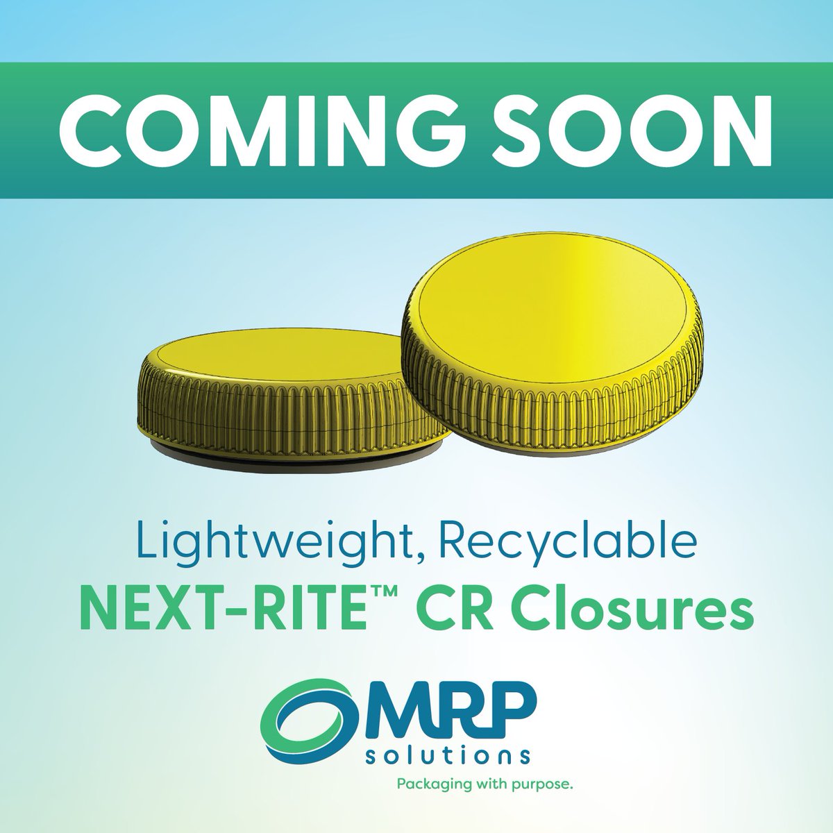 mrpsolutions_'s tweet photo. Do more with less. Introducingthe Next-Rite™ #childresistant closure!
#MRP is adding this new low-profile, lightweight, #PCR-friendly #Next-Rite gives brands a modern closure solution that supports both performance and #sustainability goals. https://t.co/t0YylUxFs0 
#Packaging https://t.co/sqjnkCYipi