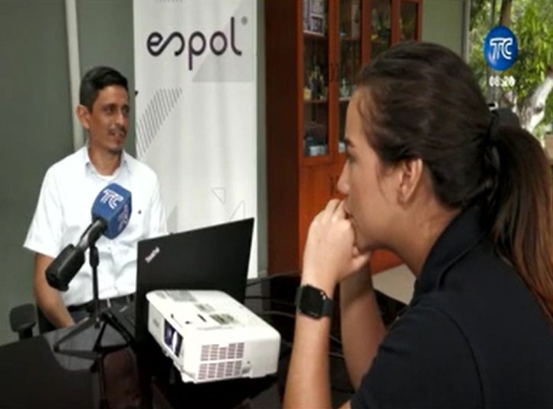 fimcmespol's tweet photo. El M. Sc. Jonathan Cedeño fue entrevistado por TC Televisión sobre el clima en Ecuador. 🌡️ El coordinador de Oceanografía #FIMCM #ESPOL explicó que la sensación térmica de 39.8°C en Gye se debe a la subsidencia atmosférica.
Se esperan lluvias en Sierra tras el 15 de abril. 🌧️ https://t.co/SBG7E6E9ms