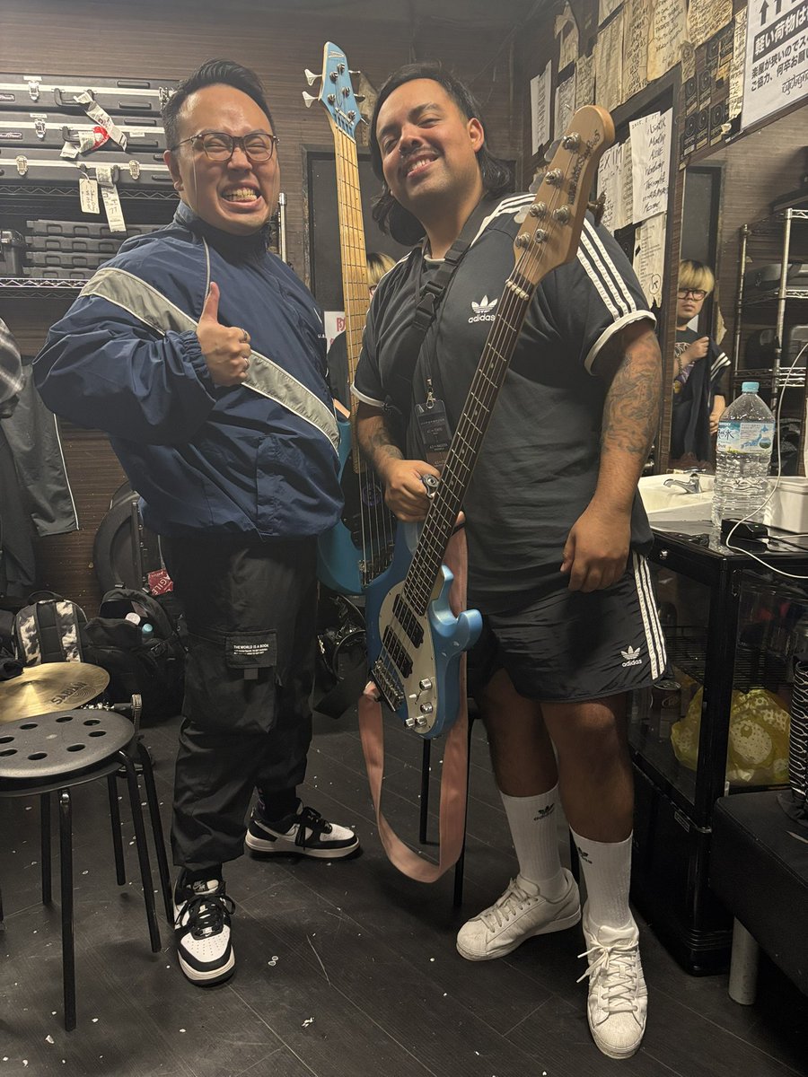 Volumes Japan 2026
ご来場ありがとうございました！

Johnny とお互いのベースを弾き合ってバイブス合わせ完璧でした🤛