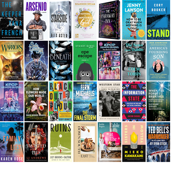 haynerlibrary's tweet photo. This week The Hayner Public Library District has 53 new books.  New items include The Keeper, Arsenio, and Starside. https://t.co/D2PClxYb4w https://t.co/y8llDSmGiP