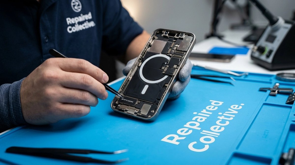 repairedcollect's tweet image. “Literally the best experience. They met me at a cafe in Williamsburg and fixed my screen while I had a latte.” : 5 stars ⭐

Brooklyn professionals skip the waiting room.

repairedcollective.com

#RepairedCollective #PhoneRepairNYC #Brooklyn #Williamsburg #RightToRepair