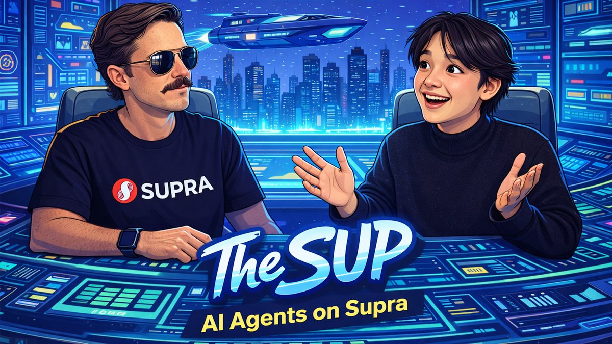 Episode 64 of The SUP features <a href="/tyhho0/">Yong</a> and his new project, <a href="/KavelaAI/">Kavela</a> ! 🚀

This week, Yong reveals some exciting alpha, and shares what is possible with Kavela and AI Agents empowered by Supra.

⏰ Join us tomorrow (Thurs) at 3pm UTC
📍 X or YouTube 
🎙️ <a href="/JamesBondsama/">James Bondsama</a> &amp; <a href="/tyhho0/">Yong</a>