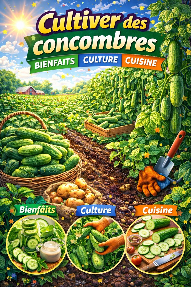 AutonomieReel's tweet photo. #Potager #Jardinage #Concombres Cultiver des concombres facilement : conseils pour réussir https://t.co/W9EU0PzAAL https://t.co/gTTIXt81c2