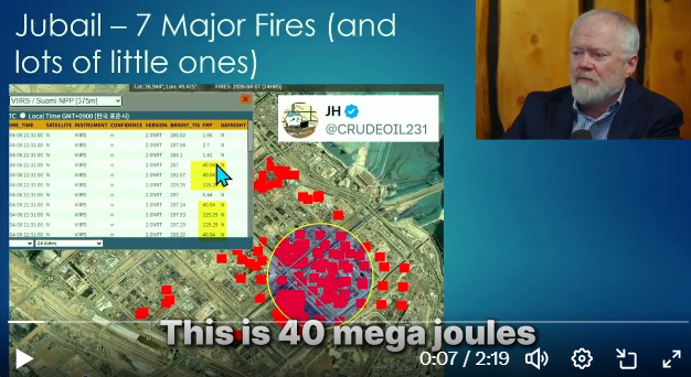 amicocolorido's tweet photo. @chrismartenson Oh my God! There's even worse in Rio de Janeiro, unbeknownst to anyone - it will compound worldwide!

Naah. ANY industrial installation will present as a FIRE on FIRMS https://t.co/tIgvhs5lWq.

+ 40 MJ=11 kWh, small, no relation to fire intensity. 
Is it 40 MJ/s? https://t.co/ecJrFsUa8j