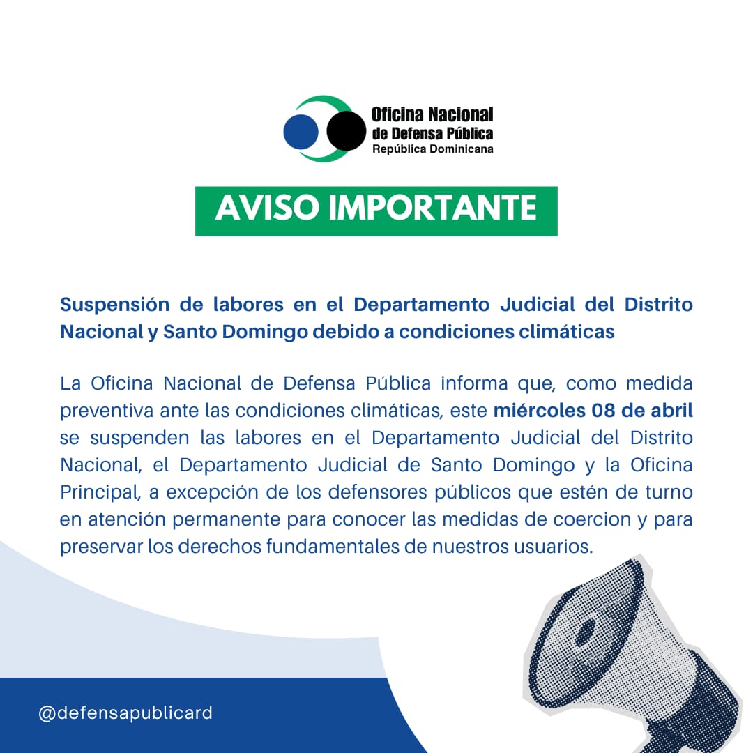 Oficina Nacional de Defensa Pública tweet media