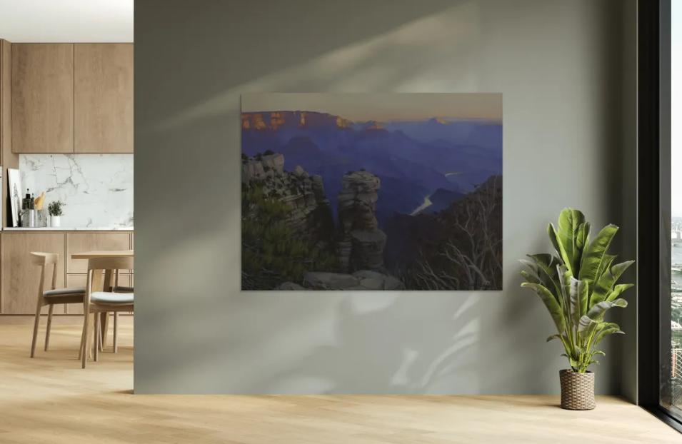 SHendersonArt's tweet image. It's good to know that there are places on earth where there is no rush hour.

A Grand Morning View canvas print -- link to purchase is in the replies.

Free shipping in USA and Canada

#grandcanyon #morning #nature