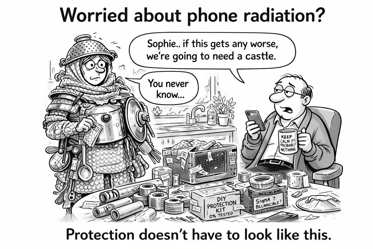 MySilverShield's tweet image. Worried about phone radiation?
MY SILVERSHIELD helps reduce your exposure — without changing your habits, your style, or your sanity.
mysilvershield.com
No nonsense. Just smart protection.

#PhoneRadiation #SmartProtection #MYSILVERSHIELD #TechEssentials #StayProtected