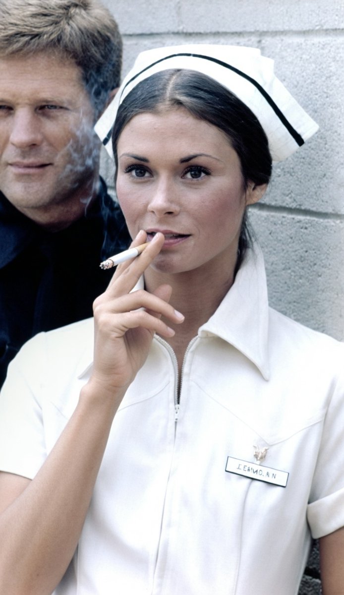 CapnoArt's tweet image. #Kate #Jackson #nurse #smoking #best of the #70s