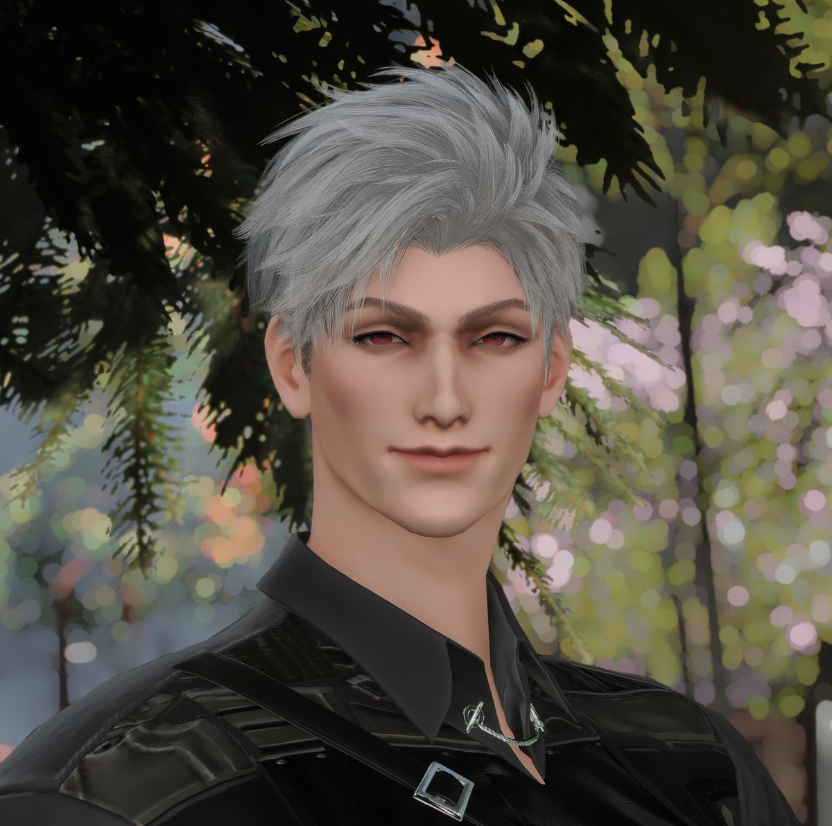 MinaMuchly's tweet image. Dang, boy! 

Special thanks to @julietteffxiv for sliding some files over to me last night so I could pinch the eye texture &amp;amp; know where additional sculpting was needed. His jaw is technically wider than the OG model, but I figure people can edit him to their own preferences. 😊