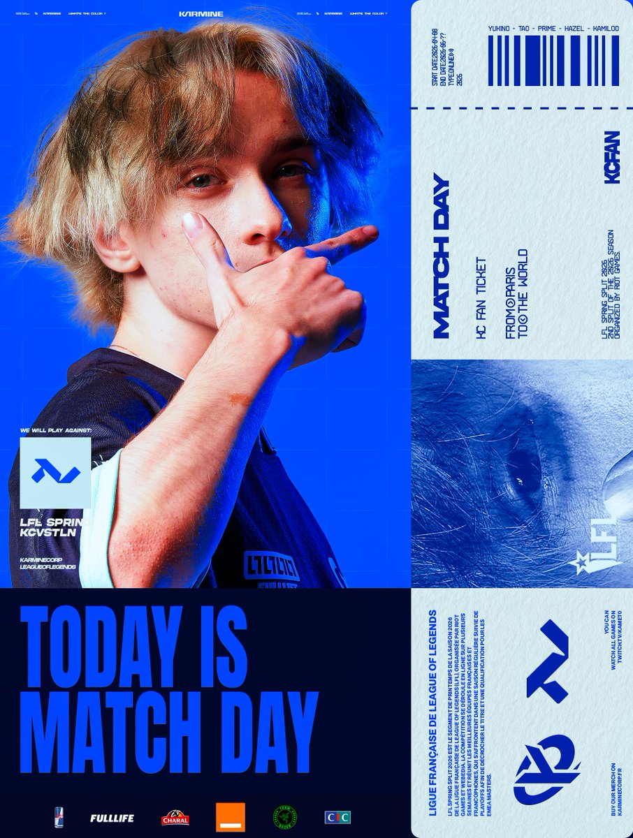 🔴 <a href="/LFLOfficiel/">LFL</a> 2026 Spring Split - Group Stage (Day 1)

Ça faisait longtemps... KCB est de retour en LFL dès ce soir avec notre co-caster officiel <a href="/SlipixLoL/">KCB Slipix</a> ! 😈 #KCBWIN 

🆚 <a href="/TLN_PIRATES/">TLN PIRATES</a> 
🕙 Prévu à 22h00
📺 twitch.tv/slipix