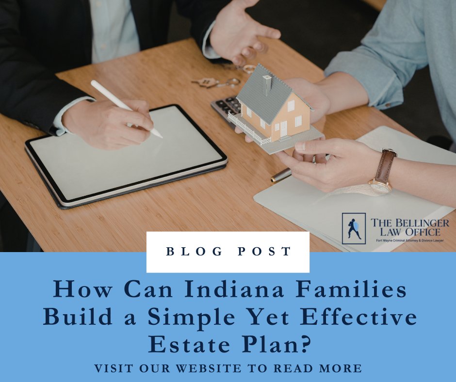 RBellingerLaw's tweet photo. Building a simple yet effective estate plan can give Indiana families clarity and peace of mind. Our blog breaks down the key components to consider and how to get started. Read more now.
#EstatePlanning #IndianaLaw

https://t.co/q70IA8Odax https://t.co/caomFds2GA