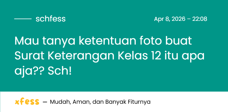 Schoolfess tweet media