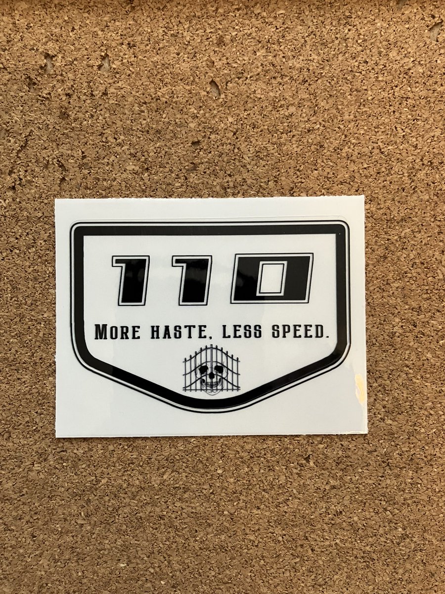 RTYSCream's tweet photo. オリジナルステッカー『110』

#originalsticker
#オリジナルステッカー
#cc110
#クロスカブ110 https://t.co/lmCDTdA4gN