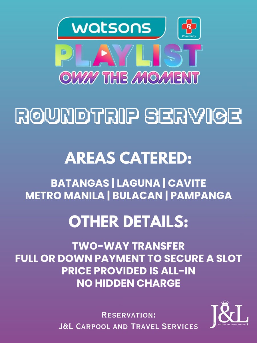 J&L Carpool and Travel Services tweet media