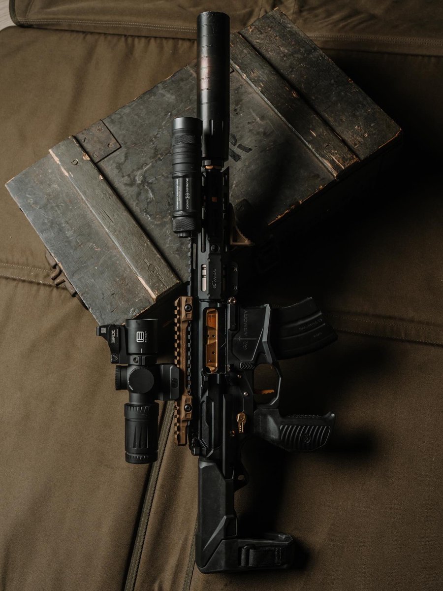 gqarmory's tweet image. Weapon superiority // 
Paladin 338 Arc + @True_North_USA 
@Dura_mag 

#gq #arc #suppressed