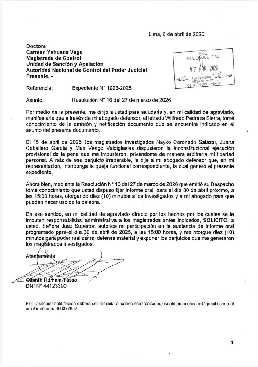 Ollanta Humala Tasso tweet media