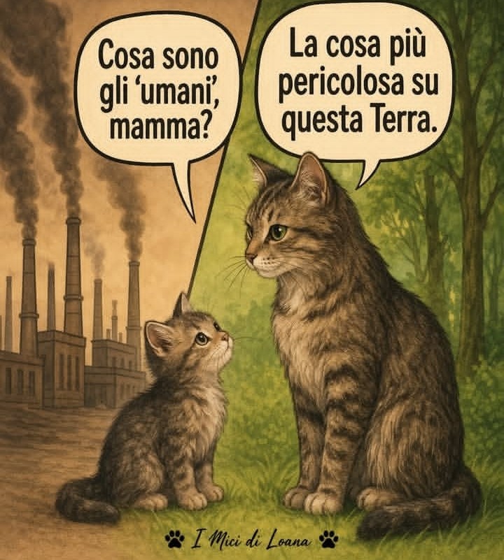 Eh già, proprio così, non c è nessuno più pericoloso del genere umano🤬🤬🤬🤬