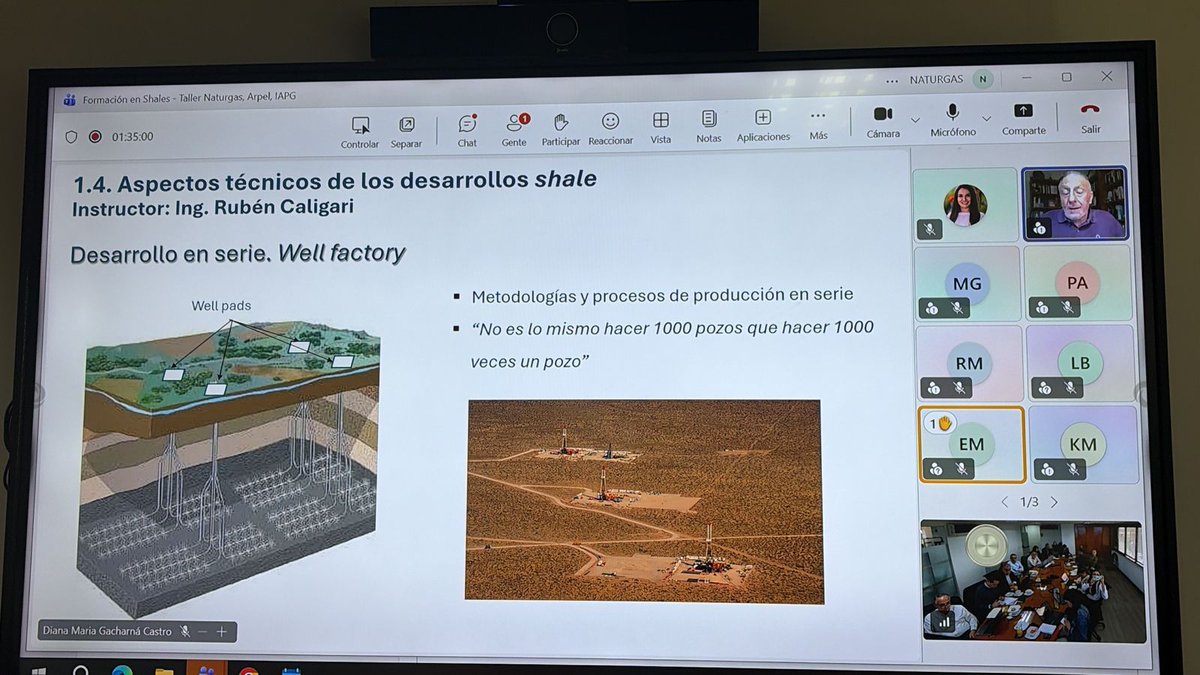 NaturgasCol's tweet photo. #AhoraMismo | Avanzamos en la formación técnica del periodismo energético en Colombia 🇨🇴

Desde Naturgas, junto a la Asociación de Empresas de Petróleo, Gas y Energía Renovable de América Latina y el Caribe (@ARPEL_Petroleo) y el Instituto Argentino del Petróleo y del Gas (@IAPG_ENERGIA), desarrollamos la capacitación en Yacimientos No Convencionales (Shales), un espacio diseñado para fortalecer el conocimiento técnico de periodistas especializados en la industria.

Contamos con la participación de expertos internacionales como Carlos Garibaldi (@garibaldic1), Rubén Caligari y Jaime Checa, quienes comparten su experiencia en exploración, desarrollo de recursos y geociencias aplicadas a la energía.

Seguimos promoviendo una comunicación informada, rigurosa y con propósito para aportar a la conversación energética del país.

#GasNatural #Energía #EnergíaParaElDesarrollo #Naturgas