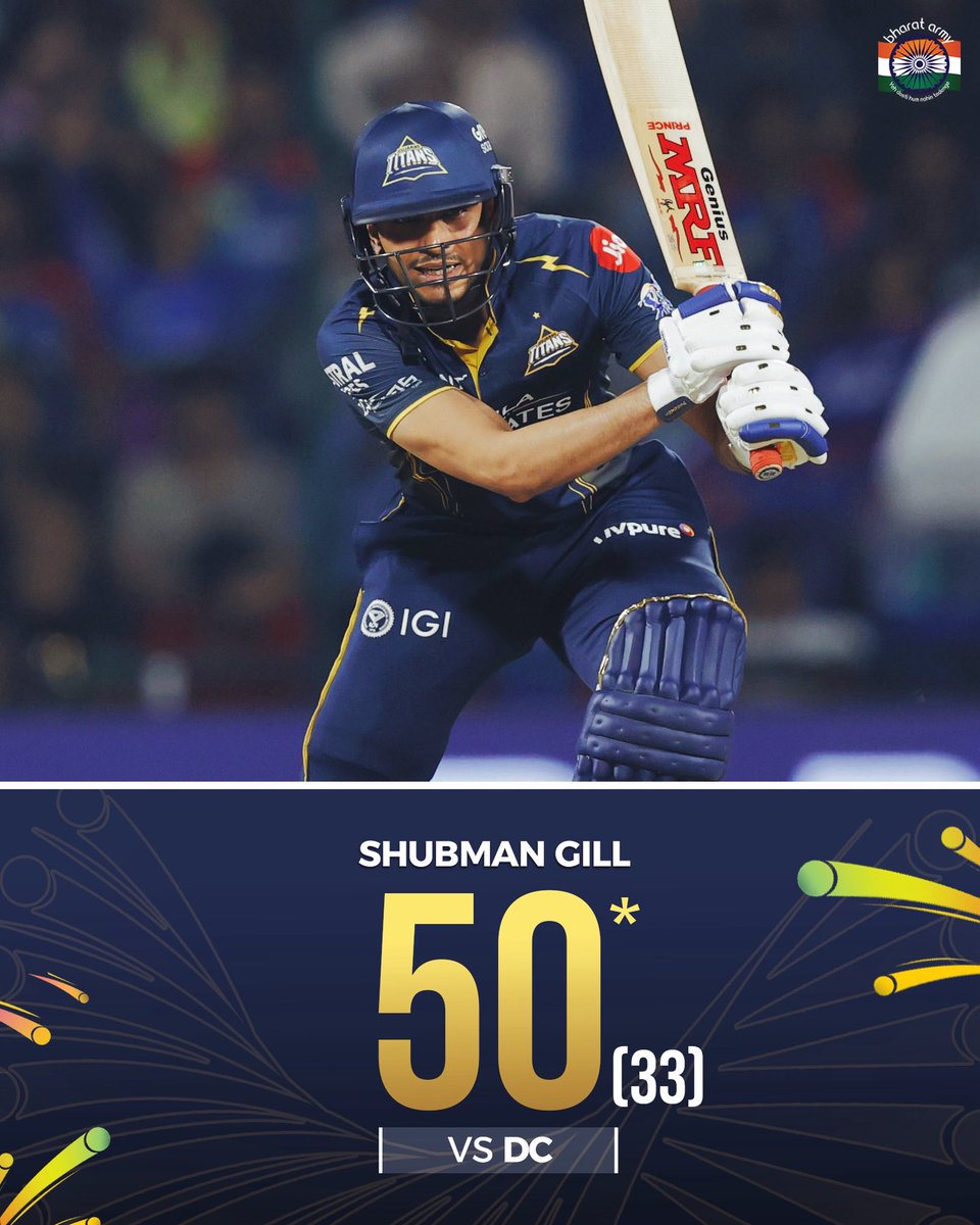 thebharatarmy's tweet image. Fifty for Shubman Gill on his return to the side. 🔥🔥

📷-BCCI

#teamindia #shubmangill #bharatarmy #coti🇮🇳 #ipl2026