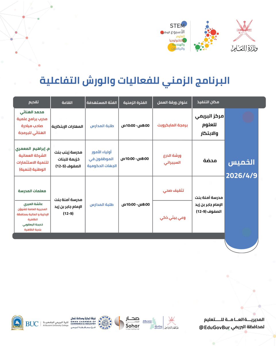 تعليمية البريمي - سلطنة عُمان tweet media