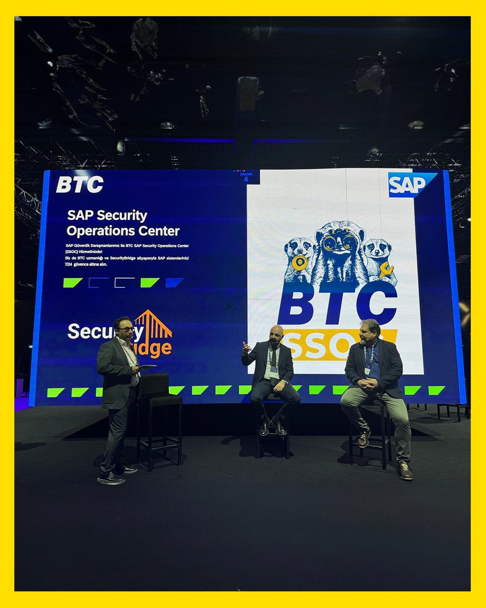 SAP Connect Day’de Supply Chain ve Finance &amp; Spend Management salonlarındaki iki oturuma sponsor olduk. Övgü Karasu, Murathan Gemicioğlu ve Güney Doğanay’a değerli paylaşımları için, katılımcılara ilgileri için teşekkür ederiz. 🤝

#BTCBilişimHizmetleri #ConnectDay #SAP