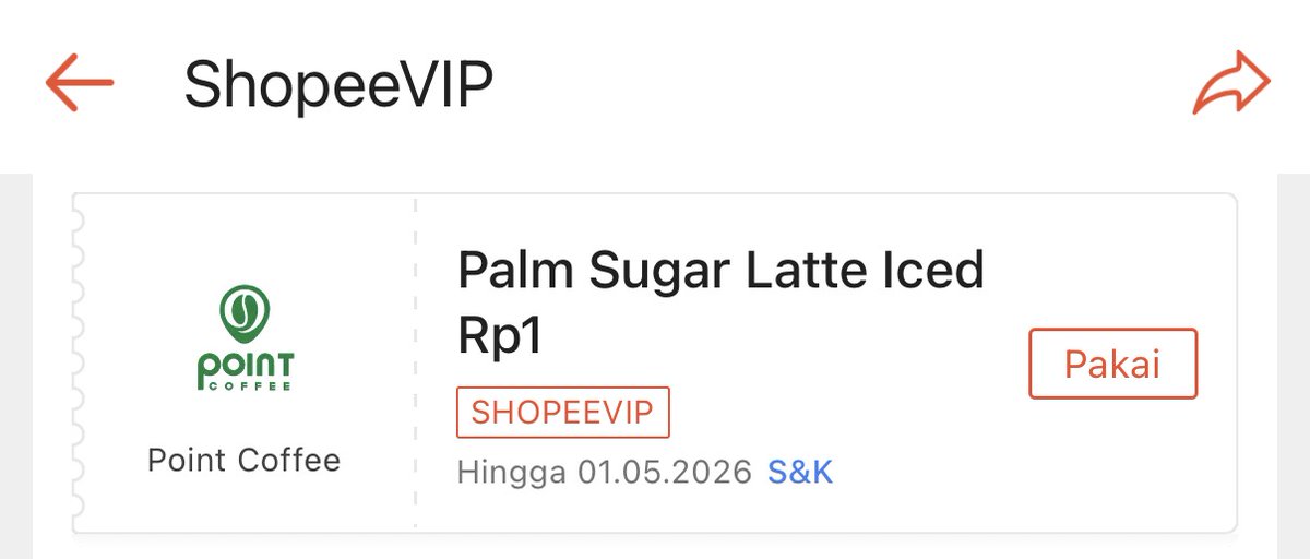 Lollycat_Images's tweet photo. gara-gara gw kemarin nukerin ini, dan adek-adek gw lihat eh sekarang jadi pada daftar langganan vip semua biar dapet palm sugar latte iced juga hahahha #PointCoffeeRP1ShopeeVIP https://t.co/xlQwSY1STr