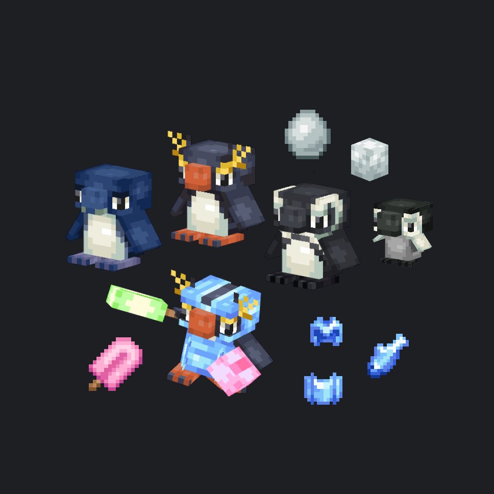 themodderG's tweet image. Do not forget about my mod Tameable Beasts and it's birdies.#minecraft #blockbench #pixelart