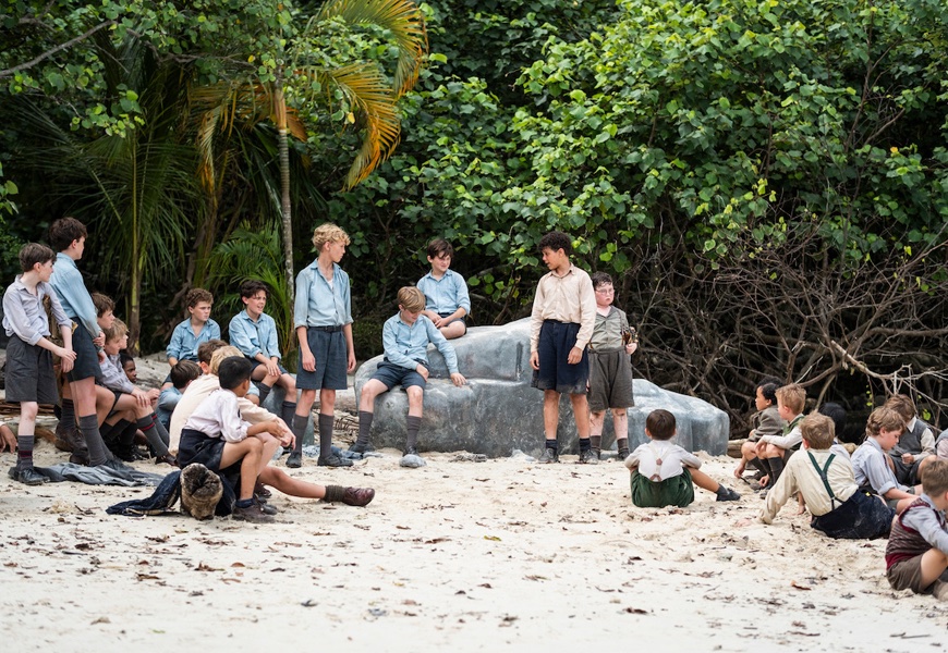 AmongMenMag's tweet photo. Here’s everything that you need to know about Netflix’s upcoming adaptation of William Golding’s 1954 classic dystopian novel Lord of the Flies, which arrives on the streamer on May 4:

https://t.co/Wik26MoxEO https://t.co/4K196t3zUQ