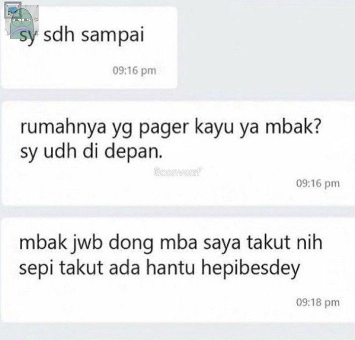 ayo share meme chat lucu gini😭😭 💚