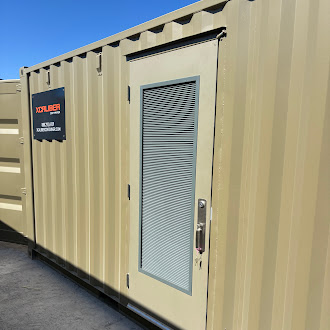 XcaliberSales's tweet photo. Not your average container! Our customizable enclosures feature specialty doors for better airflow, gear protection, and enhanced aesthetics. Ready to elevate your setup? Let’s chat! 📞 #XCaliberContainer #CustomContainers #IndustrialSolutions #ContainerSolutions https://t.co/Lbw4iZ7FbB