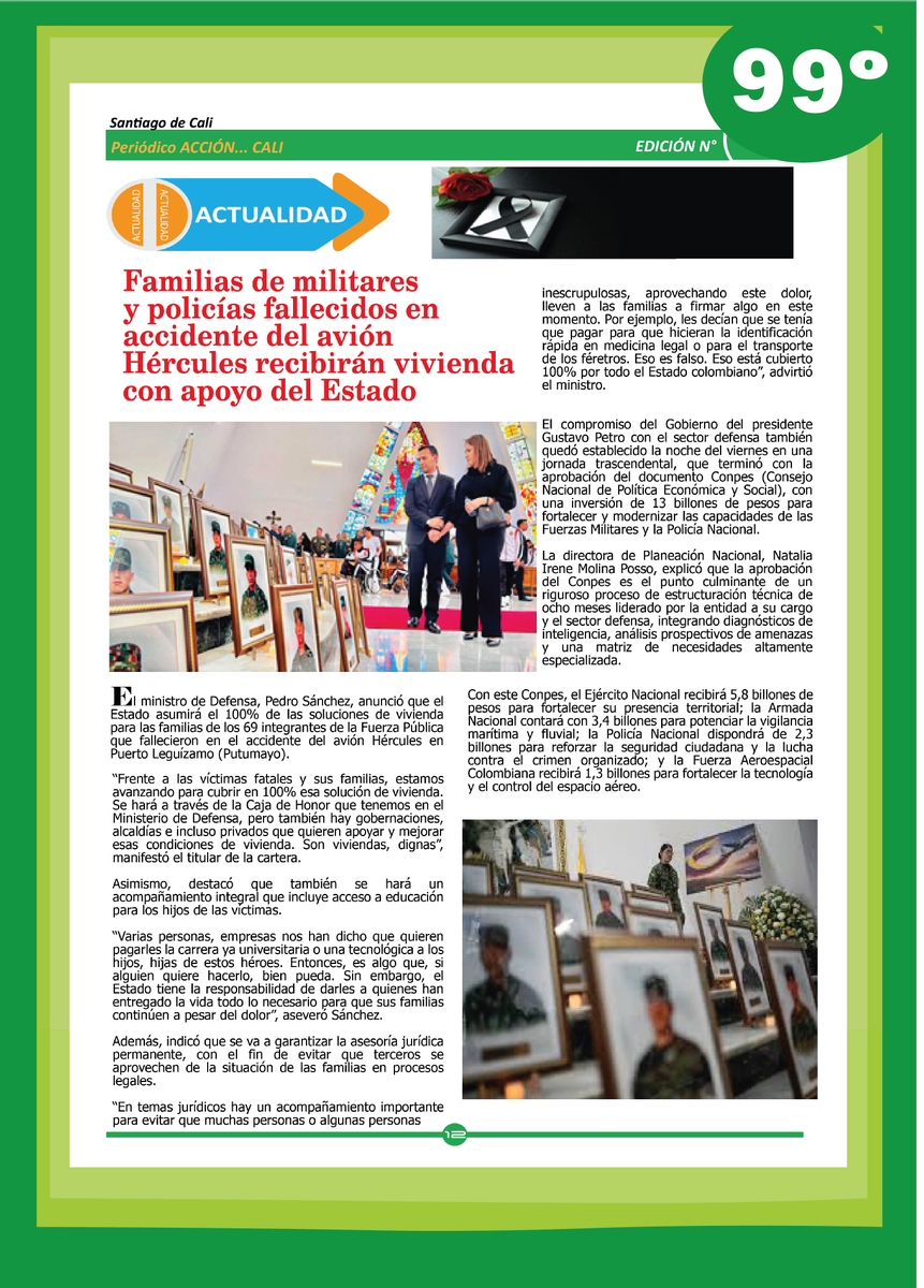 accion_cali's tweet photo. Esta historia tiene mucho más para ti!!!  

 Léela completa a través del link en nuestra edición digital de Acción Cali.    

https://t.co/PyEQPUG3YK

 #accioncaliperiodico #Accioncali #DescansenEnPaz #accidenteaéreo https://t.co/U14bg2mK9m