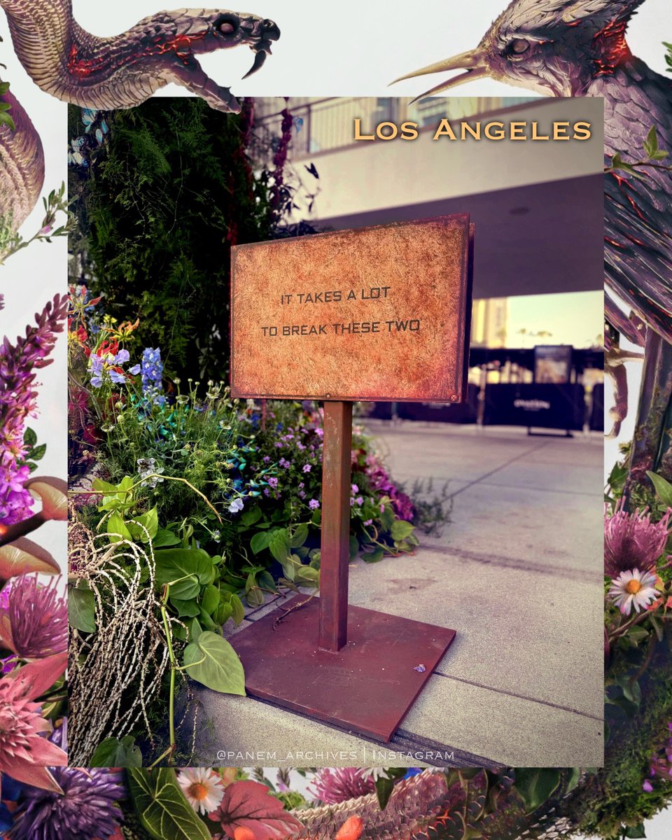Panem_Archives's tweet photo. New Sunrise on the Reaping installation in Los Angeles at the Hollywood and Highland Archway!
-
#TheHungerGames #SunriseOnTheReaping https://t.co/7ySy7XqEI2