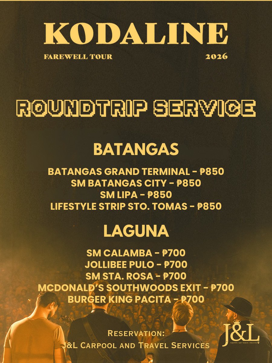 J&L Carpool and Travel Services tweet media