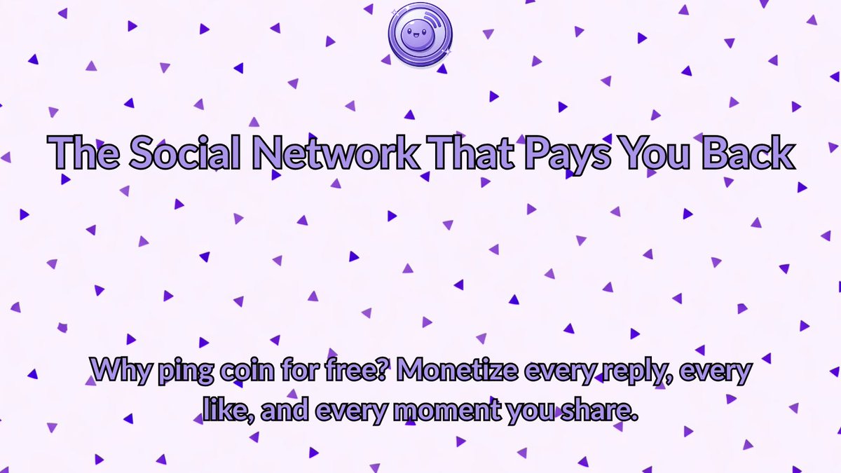 PingCoinLabs's tweet photo. Where every interaction has real value. Join the next era of social networking and get rewarded for every reply. 🌐
#PingCoin #CryptoCommunity #EarnOnline #SocialMedia https://t.co/JveEcRra2P