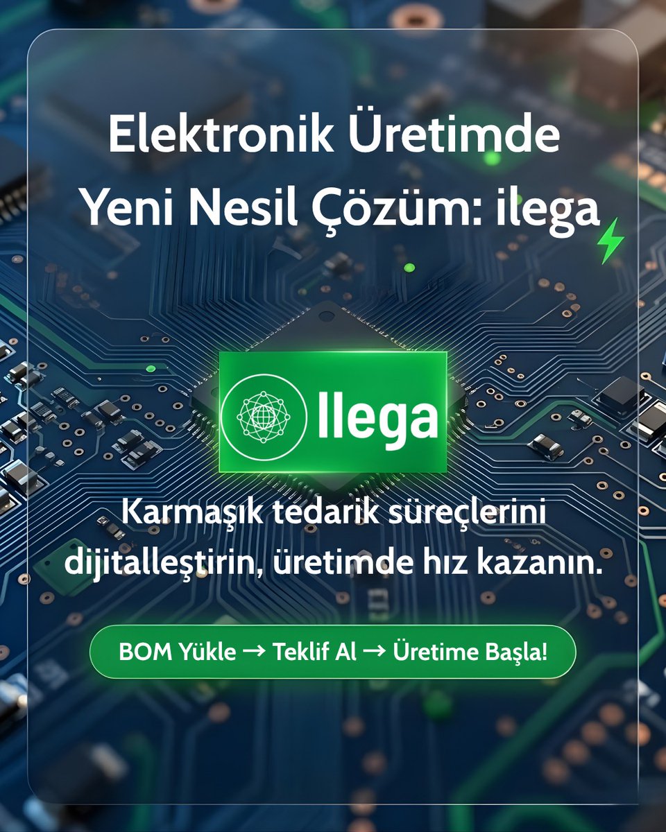 ilega_comtr's tweet photo. Elektronik üretimde hız kazanın: ilega!

📤 BOM Yükle → Teklif Al💰 Şeffaf Fiyatlandırma 🔍 Anlık Sipariş Takibi
Üretimi dijitalleştirin! 🚀 
👉 https://t.co/QdgmufoHKt
#ilega #PCB #Manufacturing https://t.co/atWsvdTc9L
