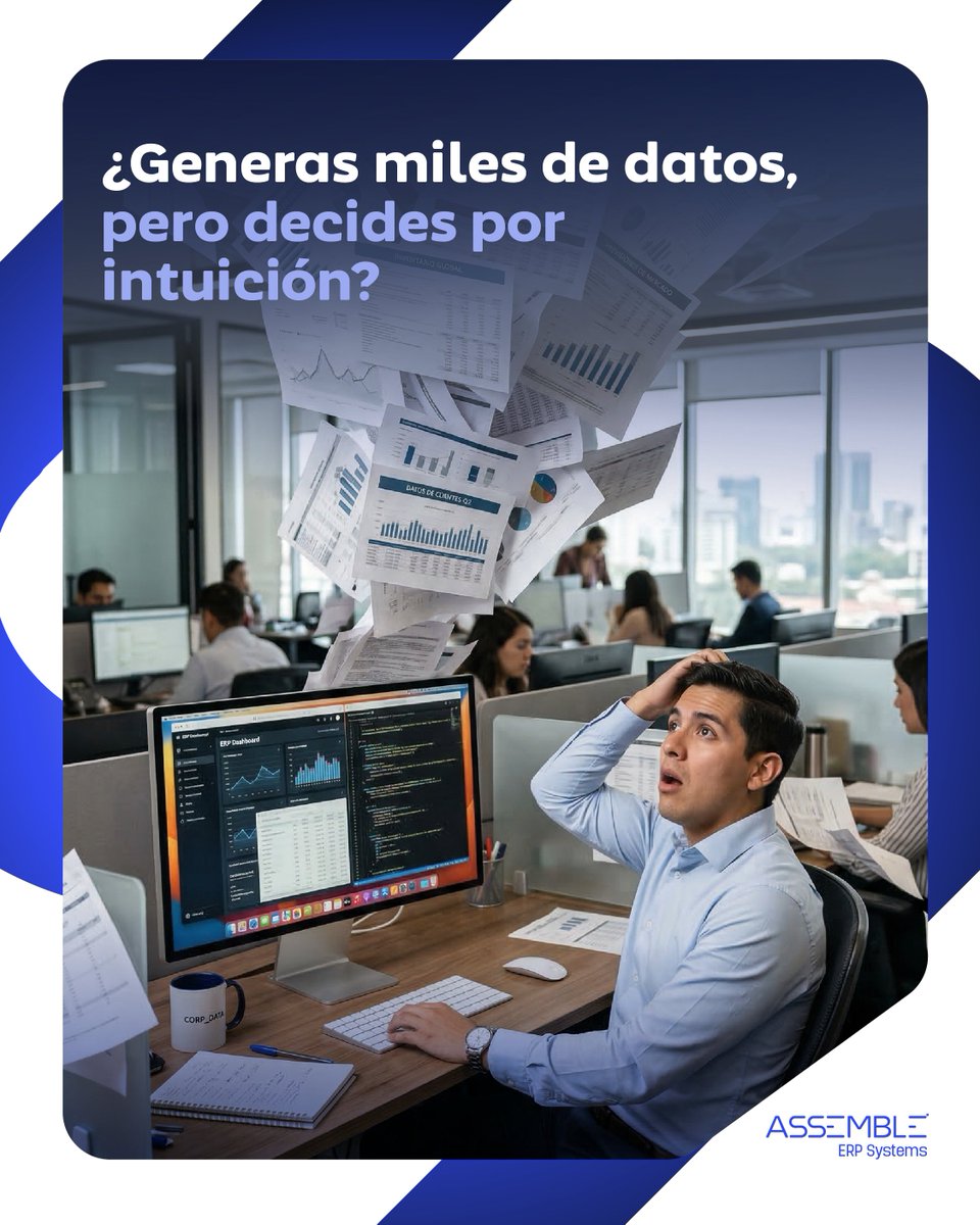 ERP_Assemble's tweet photo. Deja de perder semanas armando hojas: ASSEMBLE® BI conecta con tu operación y te muestra tendencias reales para tomar decisiones rápidas. info@assemble.mx | (81) 8344 0189 #BusinessIntelligence #AssembleBI https://t.co/V5hqHnXFQy